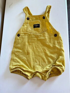 OshKosh B'gosh Vestbak Bubble Romper Yellow Baby 12M